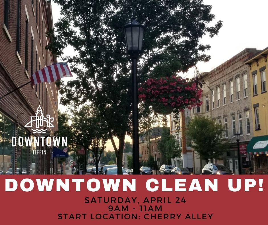 Downtown Tiffin Clean up