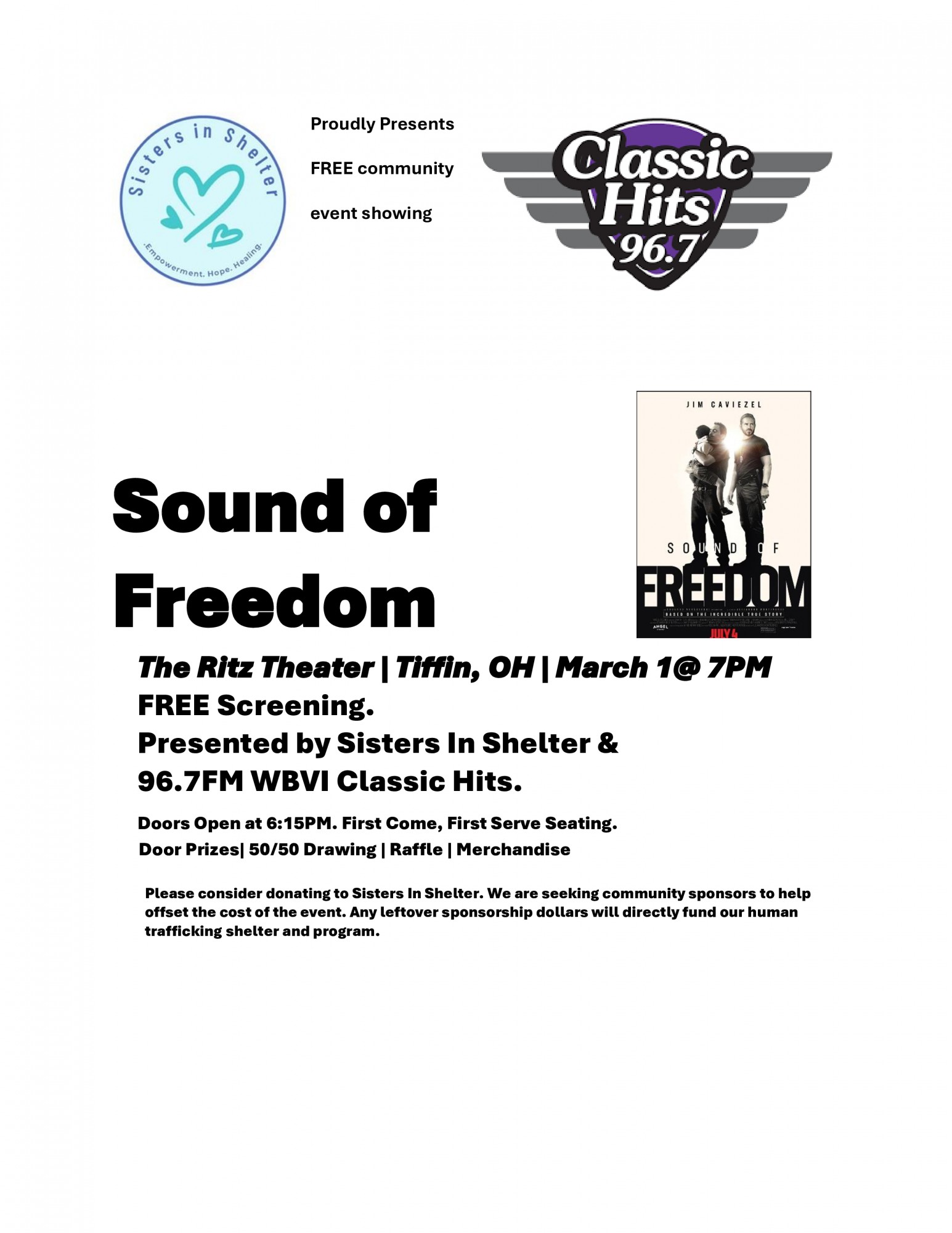Sound of Freedom Movie - Free Showing