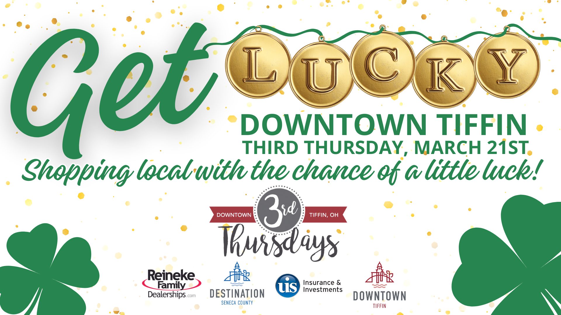 Get Lucky in Downtown Tiffin - Third Thursday