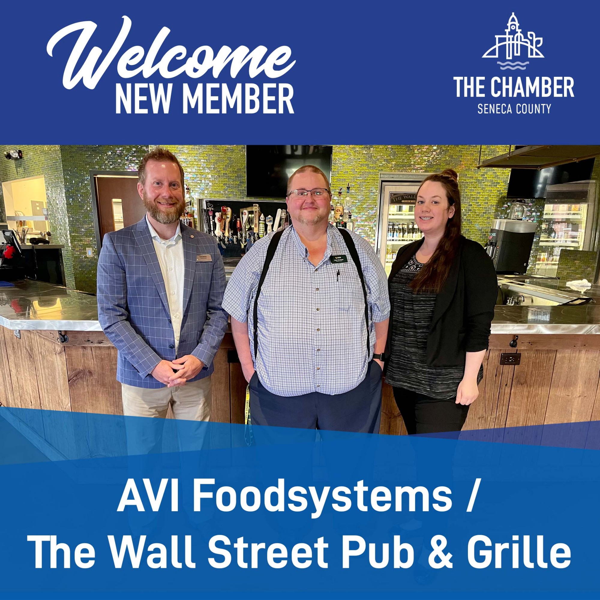 New Member: AVI Foodsystems / The Wall Street Pub & Grille