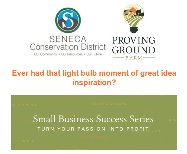 Seneca Conservation District:  Small Business Success Series