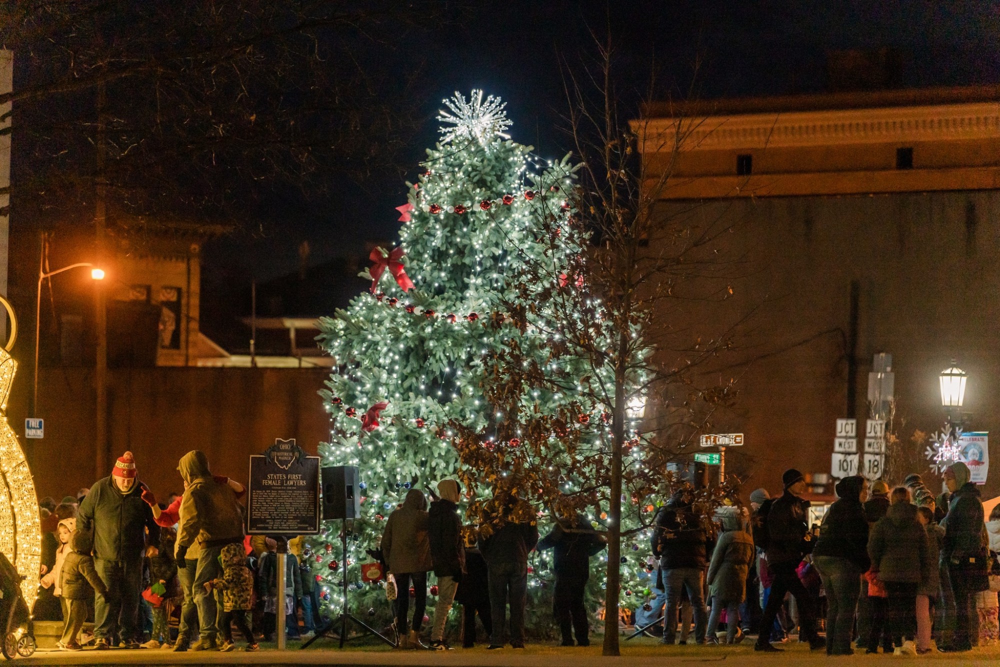 Christmas Tree Lighting  Kicks off Holiday Season in Seneca County