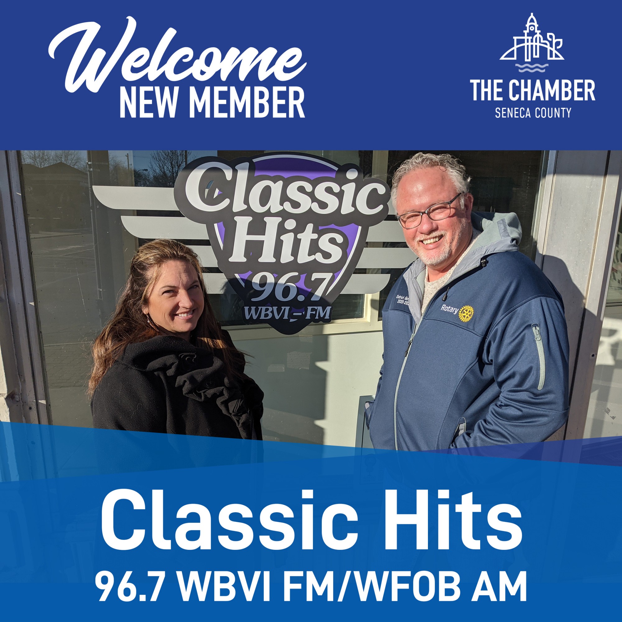 New Member:  Classic Hits 96.7 WBVI FM/WFOB AM