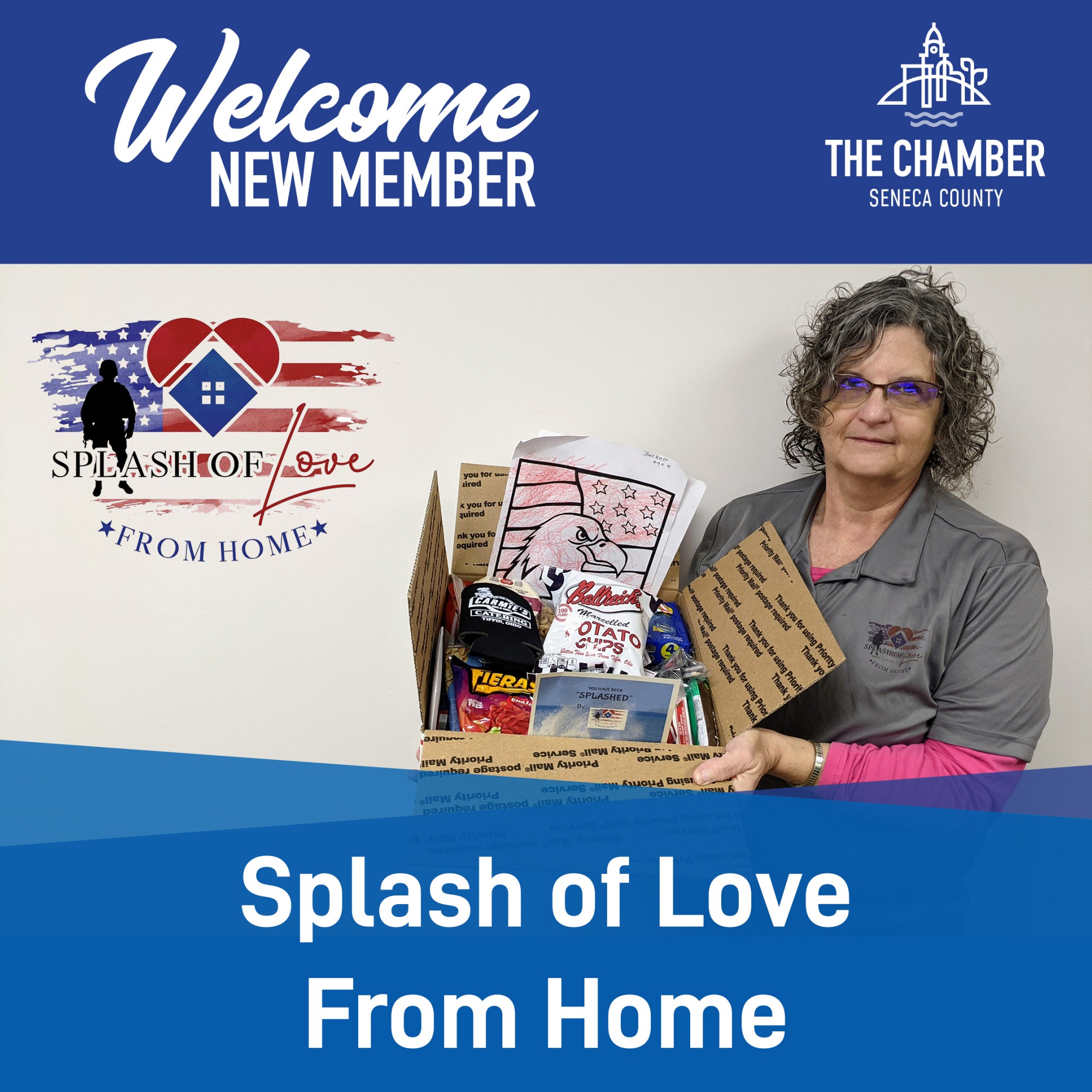 New Member:  Splash of Love from Home