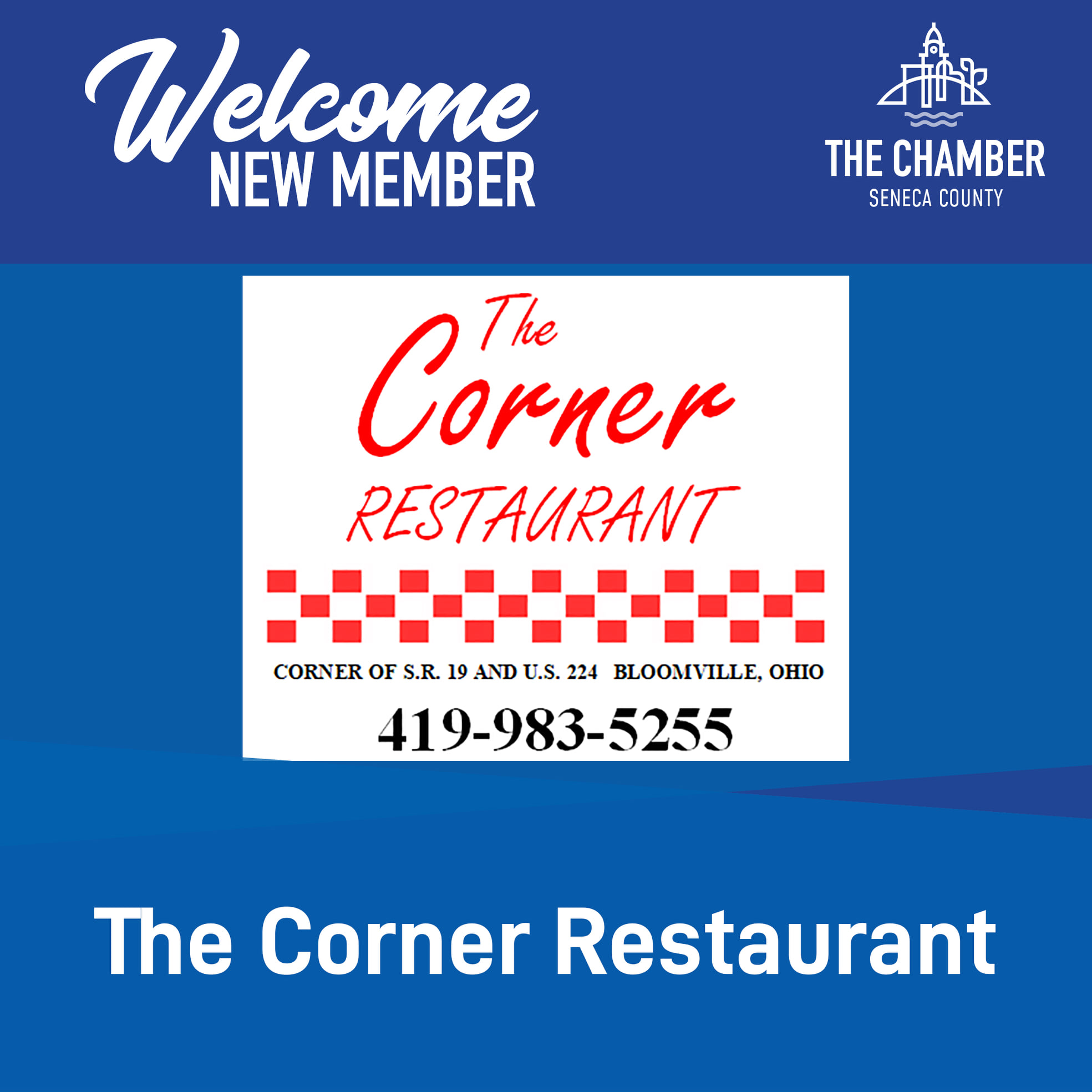 New Member:  The Corner Restaurant