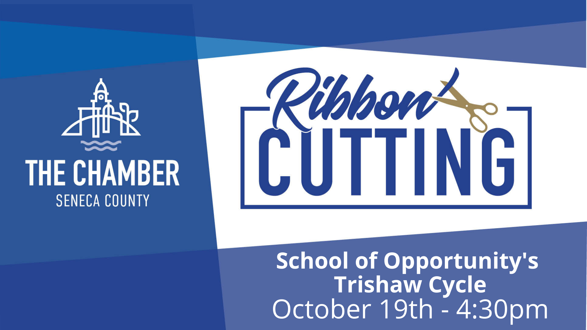 Ribbon Cutting:  Seneca County Opportunity Center - Trishaw Cycle