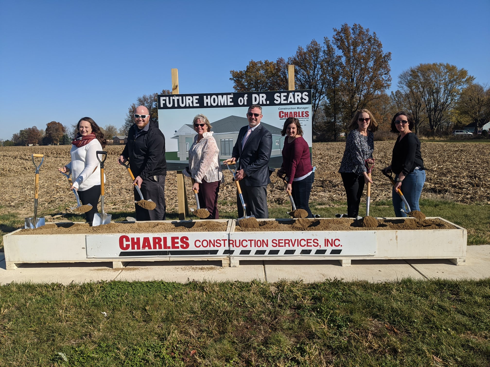 Ground Breaking:  C. D. Sears MD