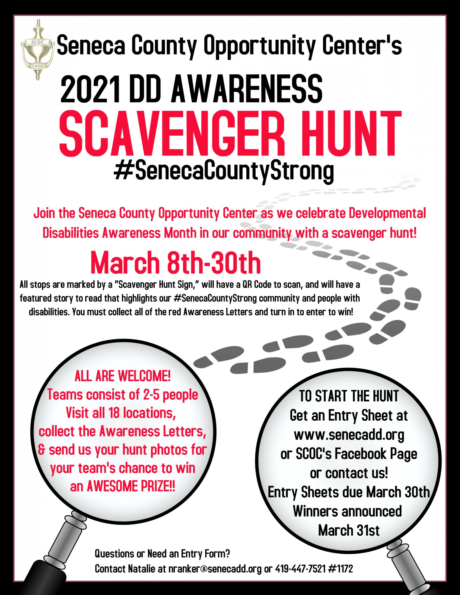 SCOC 2021 DD Awareness Scavenger Hunt