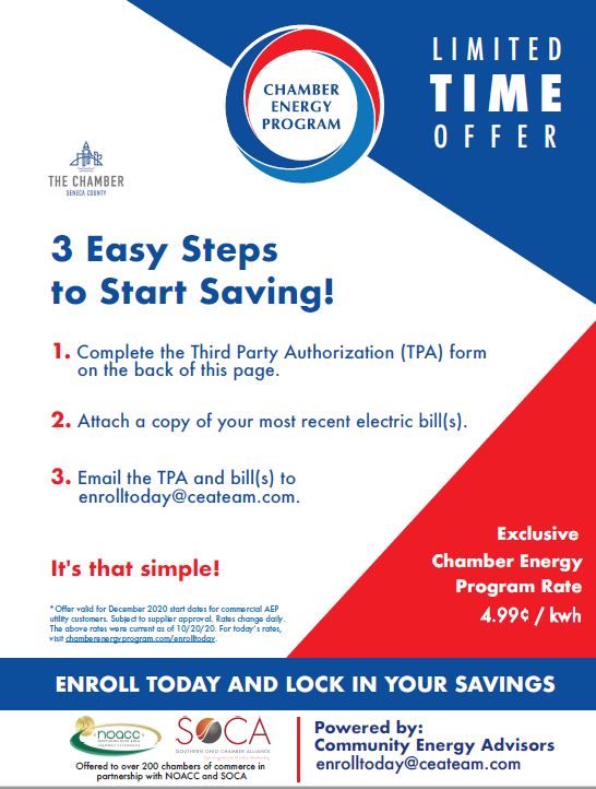 Chamber Energy Program - Limited Time Offer