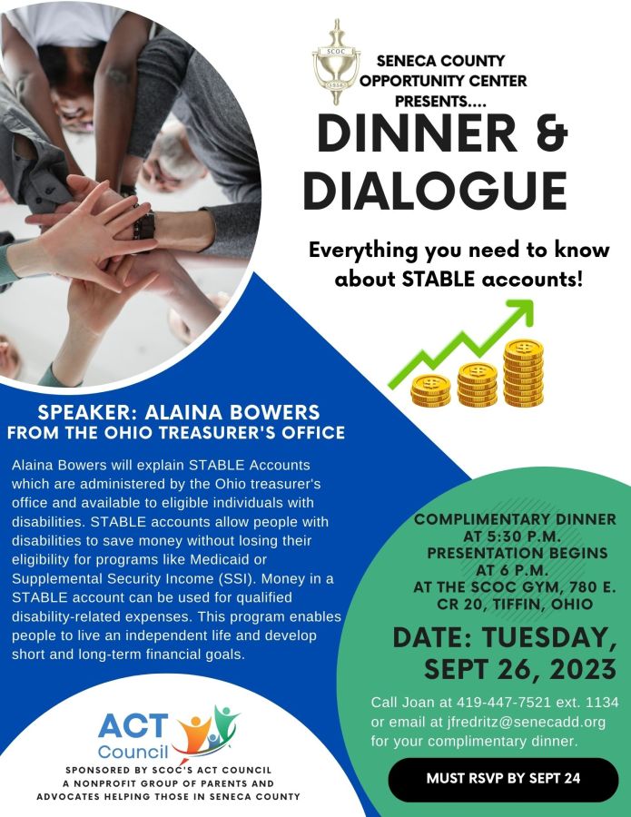 Seneca County Opportunity Center Presents Dinner and Dialogue