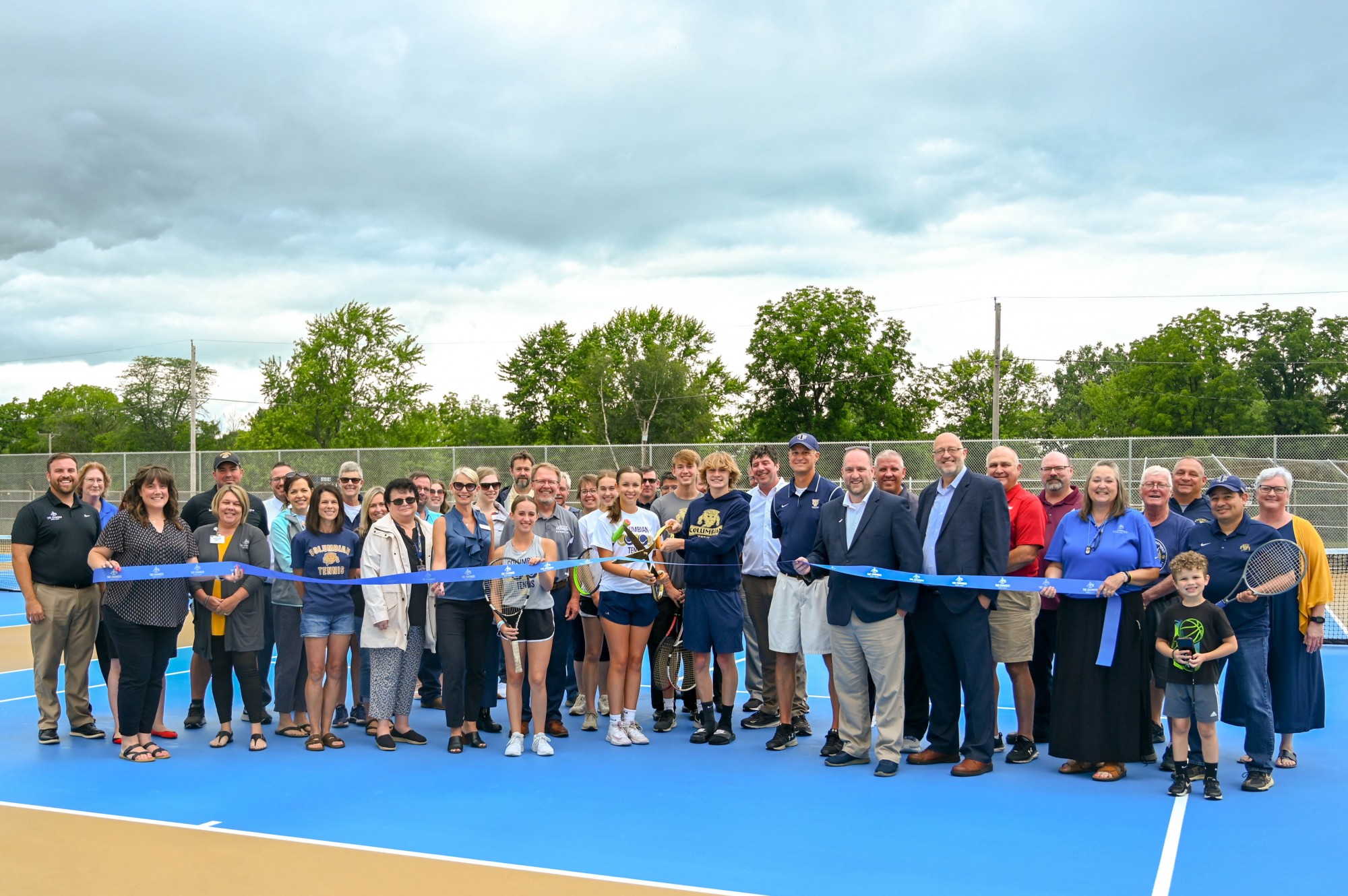 Tiffin City Schools Celebrates the Unveiling of New Tennis Courts